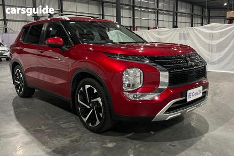 Red 2022 Mitsubishi Outlander Wagon Aspire 7 Seat (Awd)