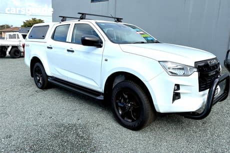 White 2020 Isuzu D-MAX Crew Cab Utility Sx (4X4)