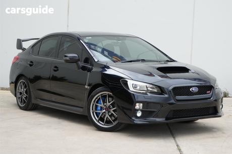 Black 2014 Subaru WRX Sedan Sti Premium