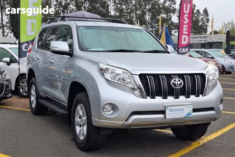 Silver 2014 Toyota Landcruiser Prado Wagon Gxl (4X4)
