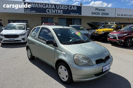 Silver 2002 Toyota Echo Hatchback
