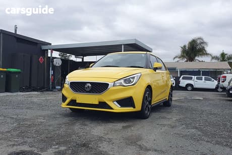 Yellow 2021 MG MG3 Hatchback Excite (With Navigation)