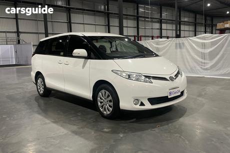 White 2019 Toyota Tarago Wagon Gli