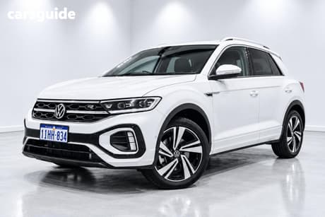 White 2024 Volkswagen T-ROC Wagon 140Tsi R-Line (Restricted Ftr)