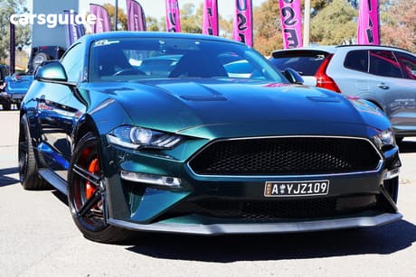 Green 2018 Ford Mustang Coupe Fastback Bullitt