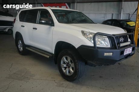 White 2012 Toyota Landcruiser Prado Wagon Gx (4X4)
