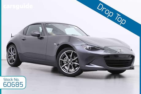 Grey 2021 Mazda MX-5 Convertible Rf Gt