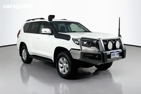 White 2020 Toyota Landcruiser Prado Wagon Gxl