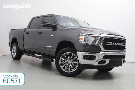Grey 2023 RAM 1500 Crew Cab Utility Big Horn (5-7 Tub) Mhev (4X4)