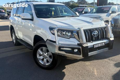 White 2018 Toyota Landcruiser Prado SUV GXL 4X4