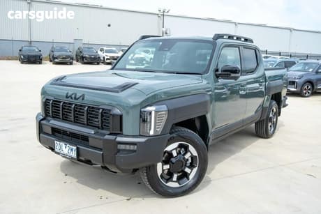 Green 2025 Kia Tasman Double Cab Pick Up X-Line (4X4) (0.9T) Bdy Fender