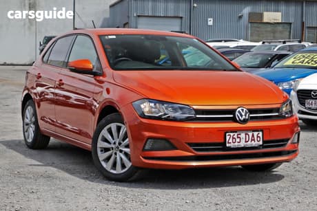 Orange 2021 Volkswagen Polo Hatchback 85Tsi Style