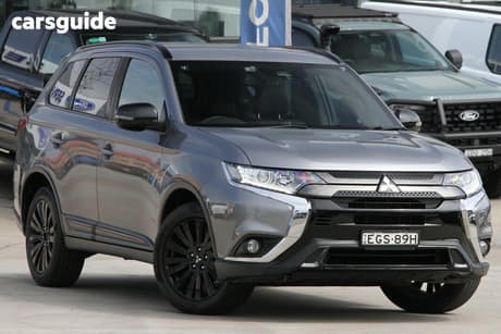 Grey 2019 Mitsubishi Outlander Wagon Black Edition 7 Seat (2Wd)