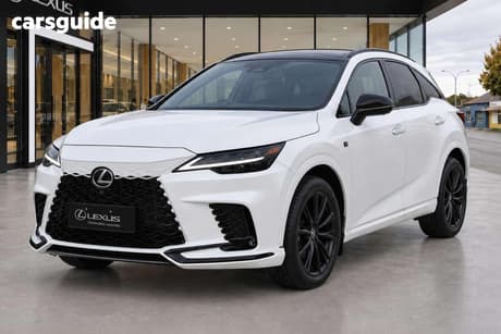 White 2024 Lexus RX500H Wagon F Sport Performance Hybrid