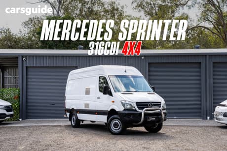 White 2016 Mercedes-Benz Sprinter Commercial NCV3 316CDI VAN HIGH ROOF MWB 4DR AUTO 4X4 5SP 2.1DT