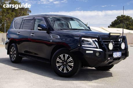 Blue 2021 Nissan Patrol Wagon Ti (4X4)