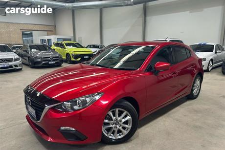 Red 2015 Mazda 3 Hatchback Neo