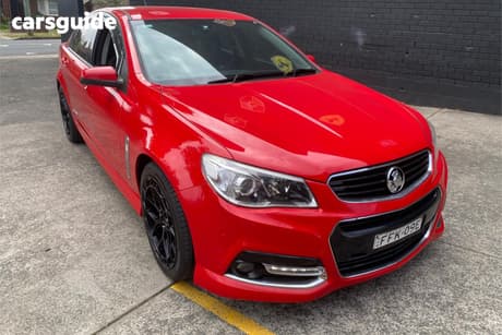 Red 2015 Holden Commodore Sedan Sv6 Storm