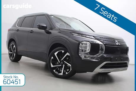 Black 2023 Mitsubishi Outlander Wagon Exceed 7 Seat (Awd)