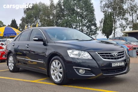 Black 2007 Toyota Aurion Sedan Presara