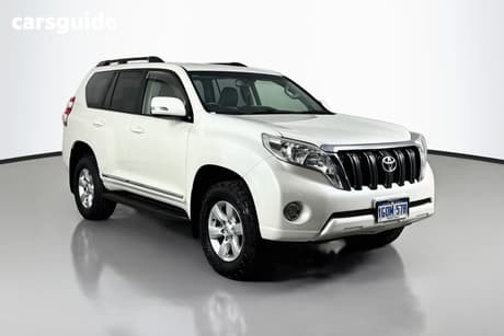 White 2014 Toyota Landcruiser Prado Wagon Altitude (4X4)