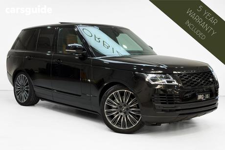 Black 2019 Land Rover Range Rover SUV V8SC AUTOBIOGRAPHY 4X4