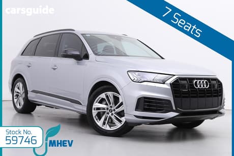 Silver 2021 Audi Q7 Wagon 45 Tdi Quattro Mhev