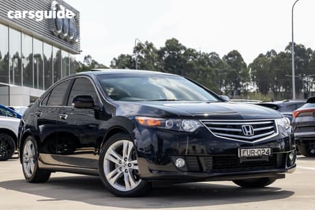 Black 2009 Honda Accord Euro Sedan LUXURY NAVI F