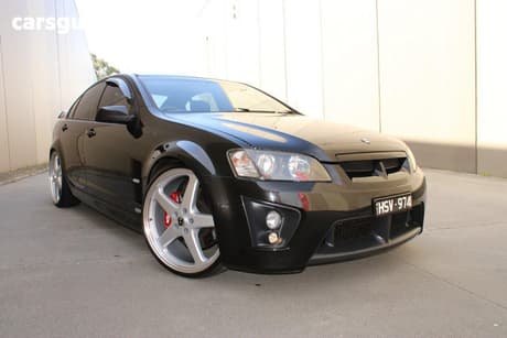 Black 2009 HSV Clubsport Sedan R8