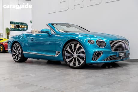 Blue 2024 Bentley Continental Convertible GT AZURE