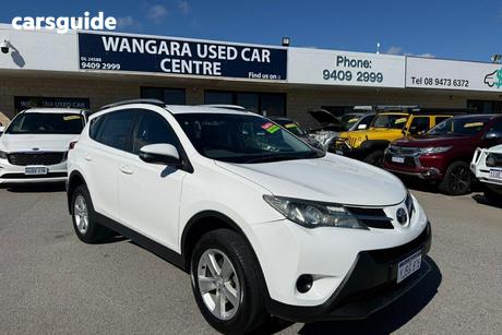 White 2013 Toyota RAV4 Wagon Gx (4X4)