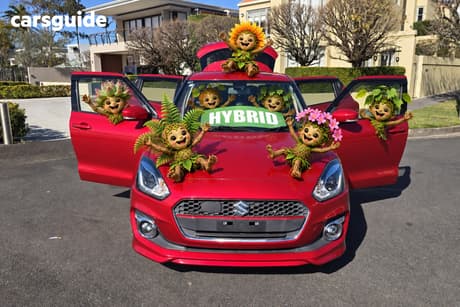 Red 2018 Suzuki Swift Hatch