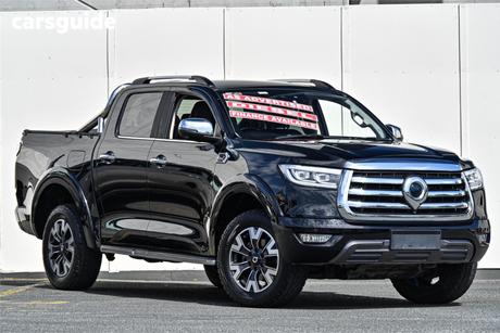 Black 2022 GWM UTE Dual Cab Utility Cannon-X (4X4)