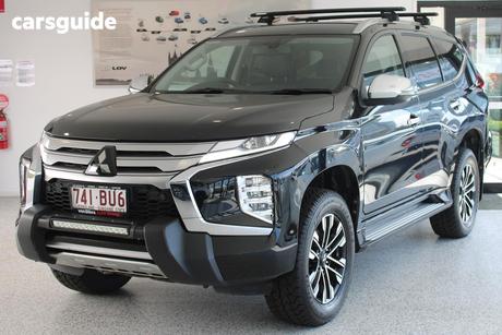 Black 2021 Mitsubishi Pajero Sport Wagon Exceed (4Wd) 7 Seat