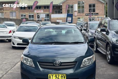 Blue 2008 Toyota Corolla Sedan Ascent