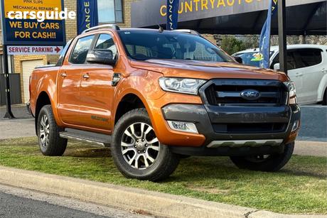 Orange 2018 Ford Ranger Dual Cab Pick-up Wildtrak 3.2 (4X4)