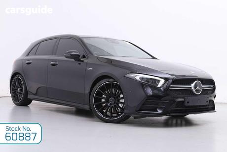 Black 2023 Mercedes-Benz A35 Hatchback 4Matic Mhev