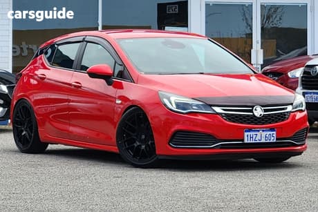 Red 2016 Holden Astra Hatchback Rs