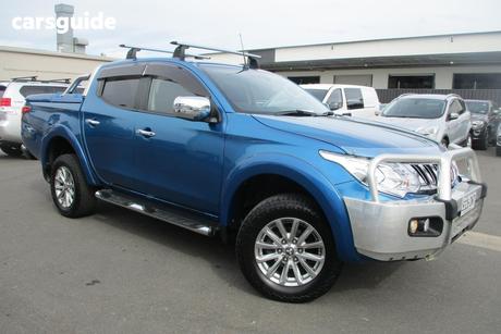Blue 2015 Mitsubishi Triton Dual Cab Utility Exceed (4X4)