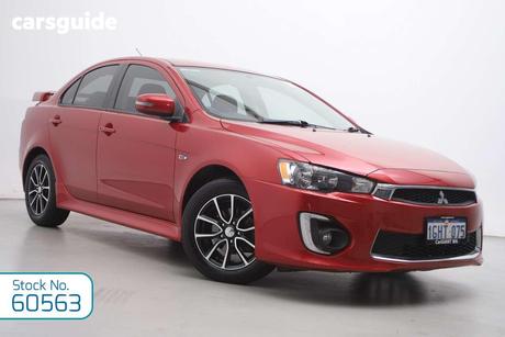 Red 2016 Mitsubishi Lancer Sedan Es Sport