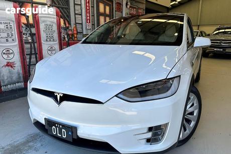 White 2017 Tesla Model X Wagon 90D