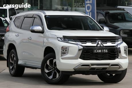 White 2025 Mitsubishi Pajero Sport Wagon Exceed (4Wd) 7 Seat