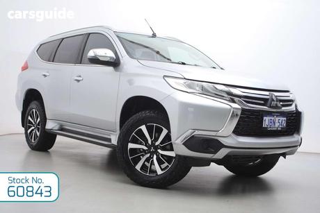 Silver 2019 Mitsubishi Pajero Sport Wagon Glx (4X4) 5 Seat