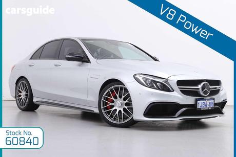 Silver 2016 Mercedes-Benz C63 Sedan S