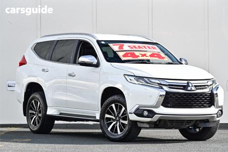 White 2017 Mitsubishi Pajero Sport Wagon Exceed (4X4) 7 Seat