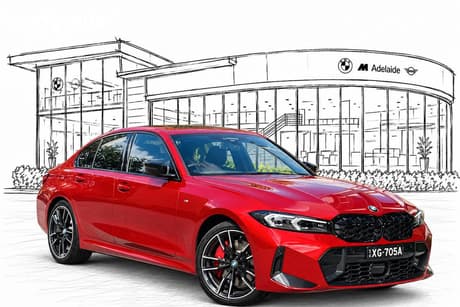 Red 2025 BMW M340I Sedan Xdrive