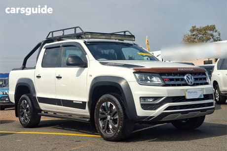 White 2018 Volkswagen Amarok Dual Cab Utility V6 Tdi 550 Dark Label