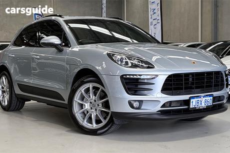 Silver 2017 Porsche Macan Wagon S Diesel