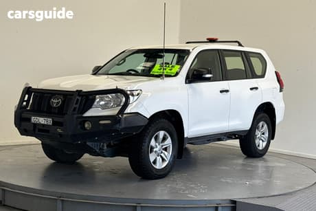 White 2020 Toyota Landcruiser Prado Wagon Gx (4X4)