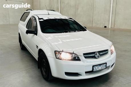 White 2009 Holden Commodore Utility Omega